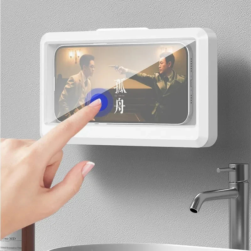 shower phone holder