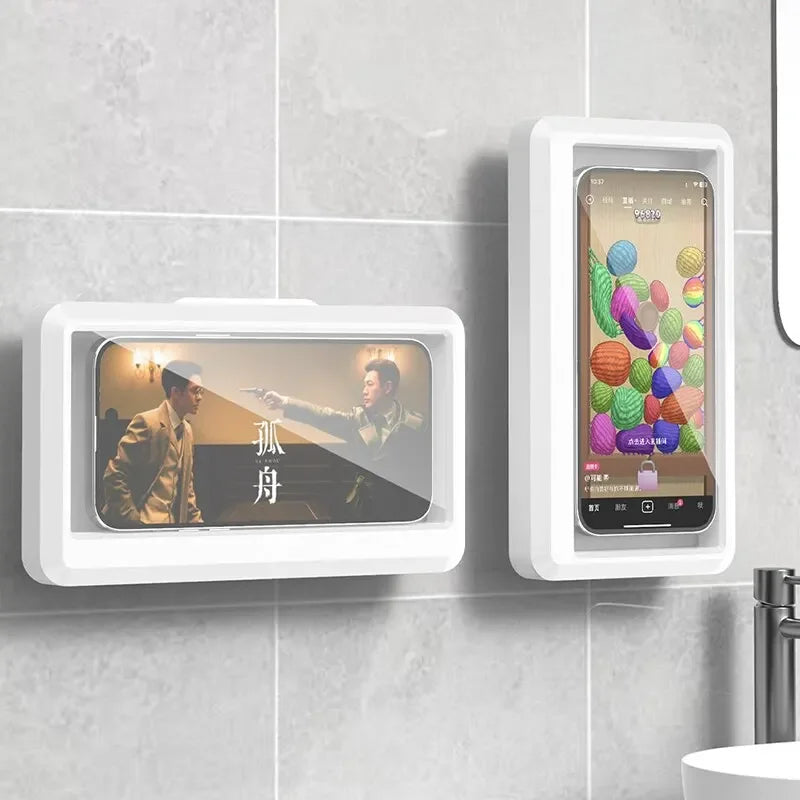 shower phone holder